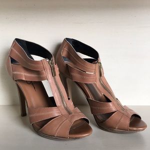 Jessica Simpson zipper front shoes